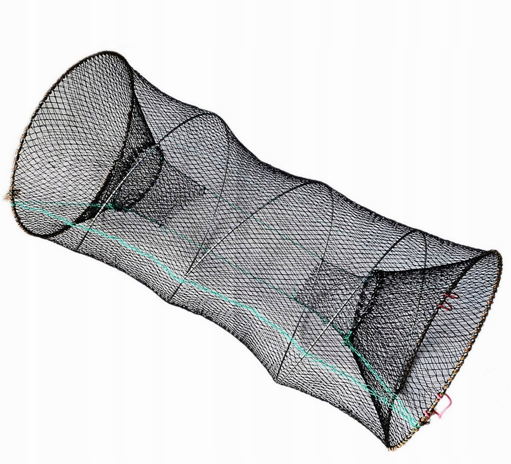 SIATKA WĘDKARSKA SKŁADANA POŁOW ŻYWCA KARAŚ RAK KRAB HOMAR KREWETKI 30x90cm