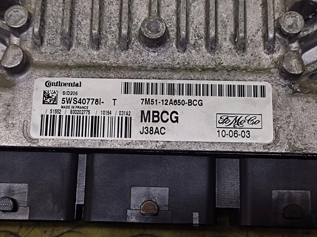 FORD FOCUS MK2 1.8 D control unit of the engine 7M5112A650BCG