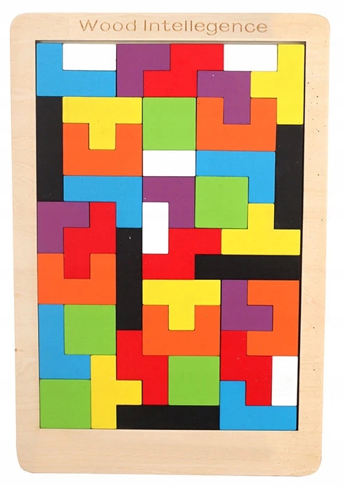 

Drewniane Puzzle Ukadanka Gra Montessori Logiczna