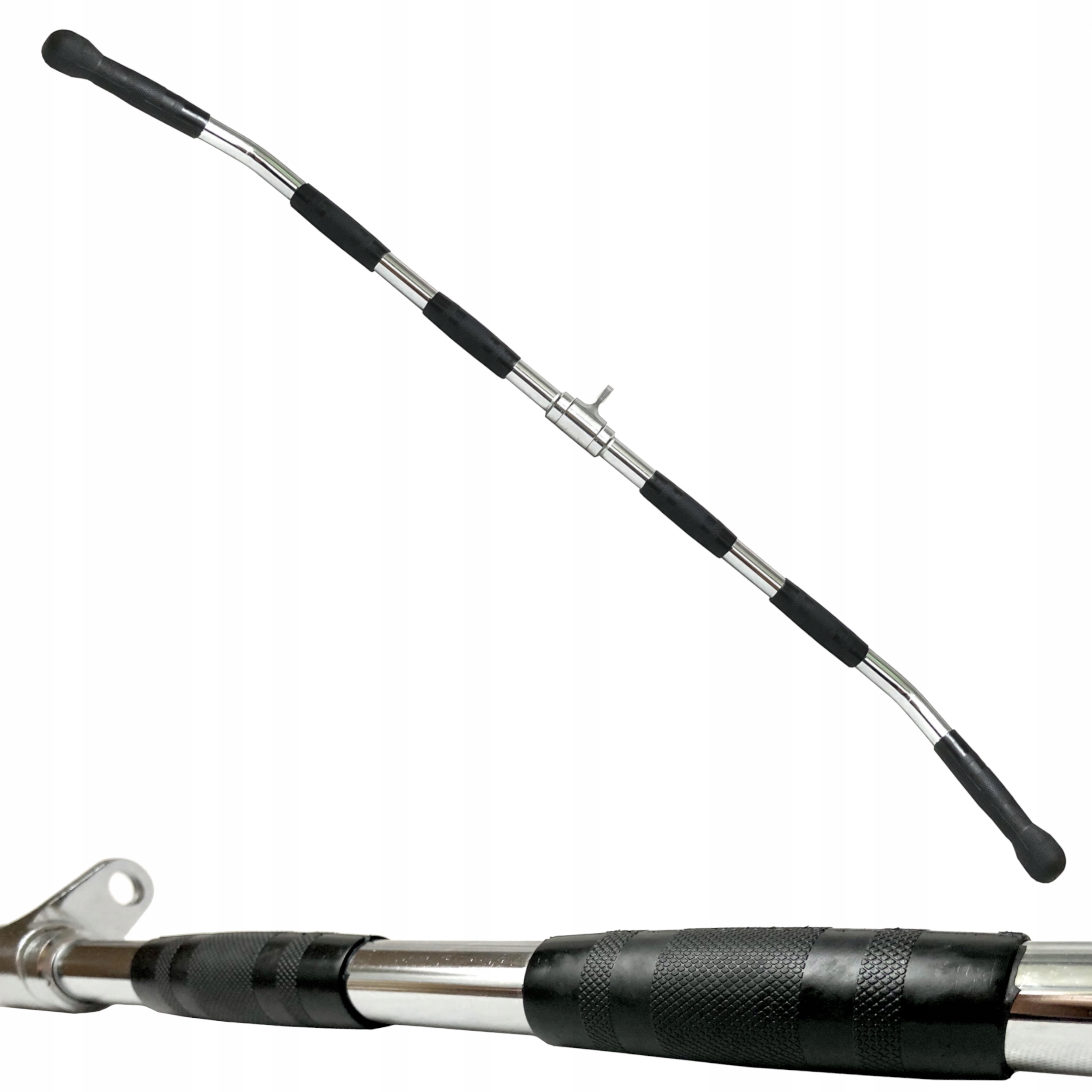 Uchwyt do wyciągu atlasu łamany długi 120 cm stal