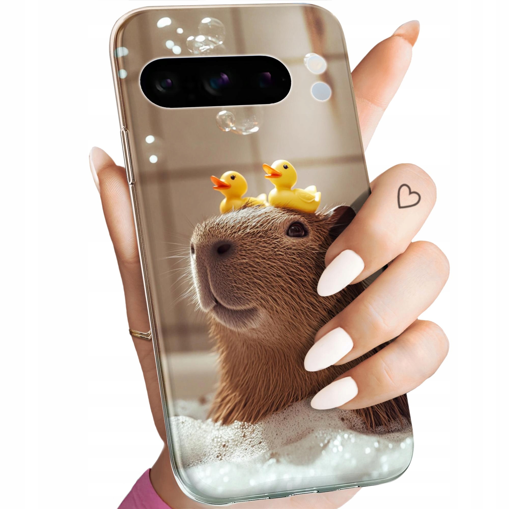 Etui Do Google Pixel 8 Pro Kapibara Urocza Zwierzak Obudowa Pokrowiec