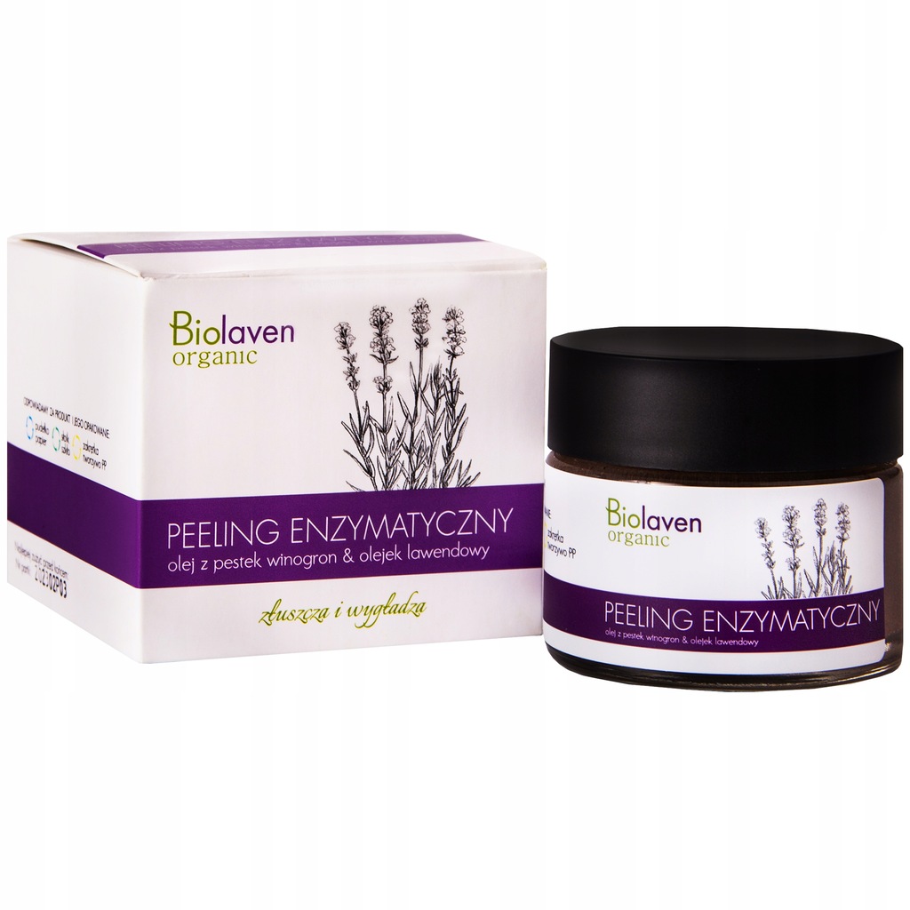 BIOLAVEN ORGANIC PEELING ENZYMATYCZNY olejek z pes