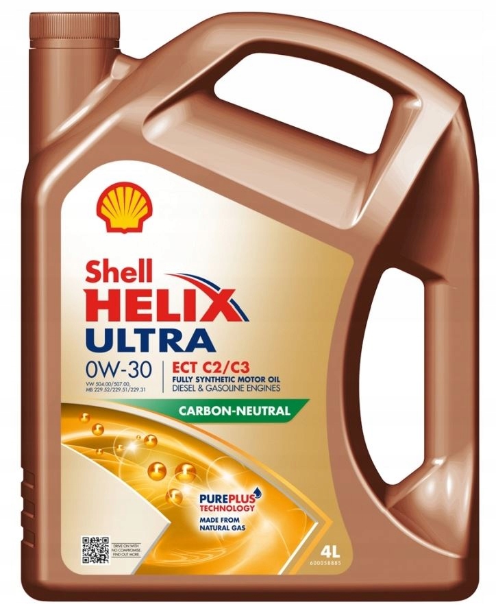 Olej Silnikowy Shell Helix Ultra Ect C2/C3 0W30 4L