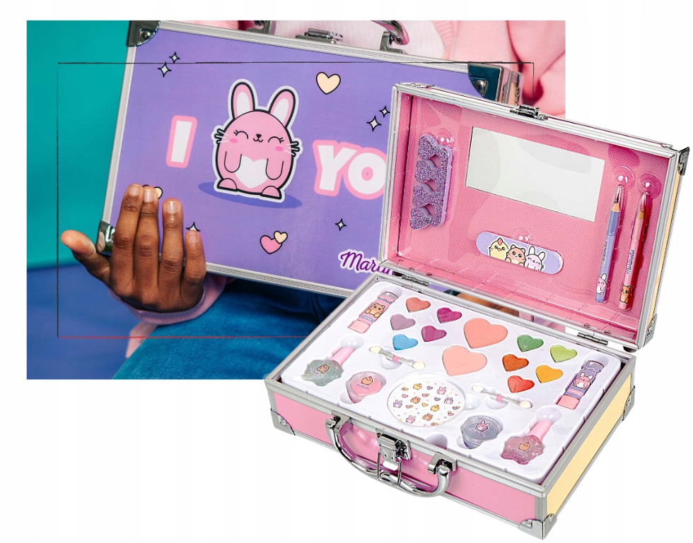 ZESTAW DO MALOWANIA MAKIJAŻU DLA DZIECI W KUFERKU Kod producenta 30571