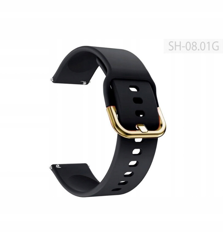 PASEK GUMOWY OPASKA DO SMARTWATCH ZEGAREK 22 mm Marka inna