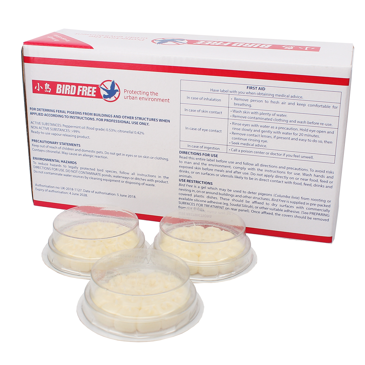 

Magnetyczne tacki z Żelem Odstraszają Ptaki 15 szt