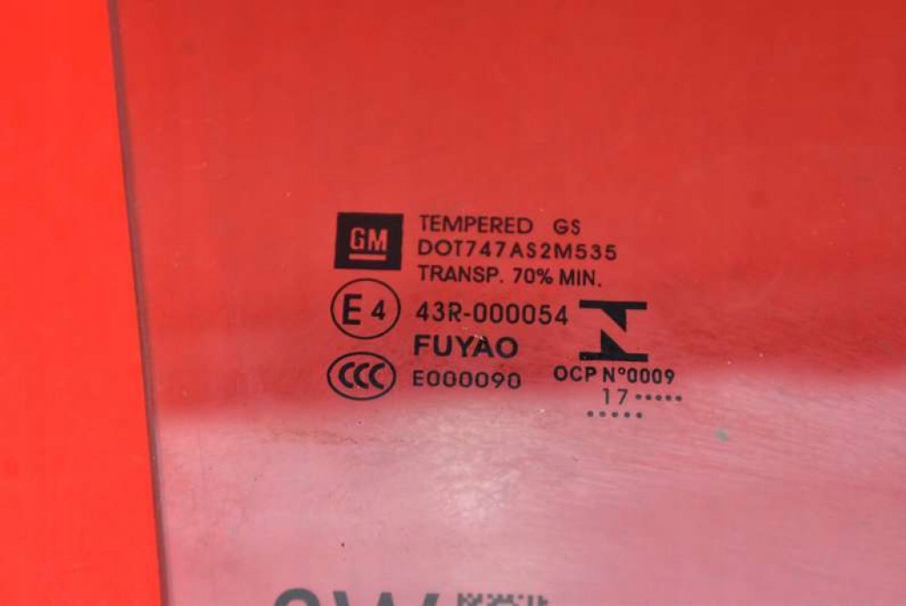 window side right rear part rear OPEL ASTRA 5 V K KOMBI 15-20