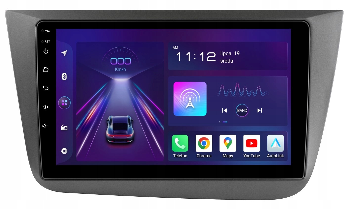 Navigace 2DIN Radio Android Seat Altea XL Toledo 8/256 Gb Dsp Carplay Lte