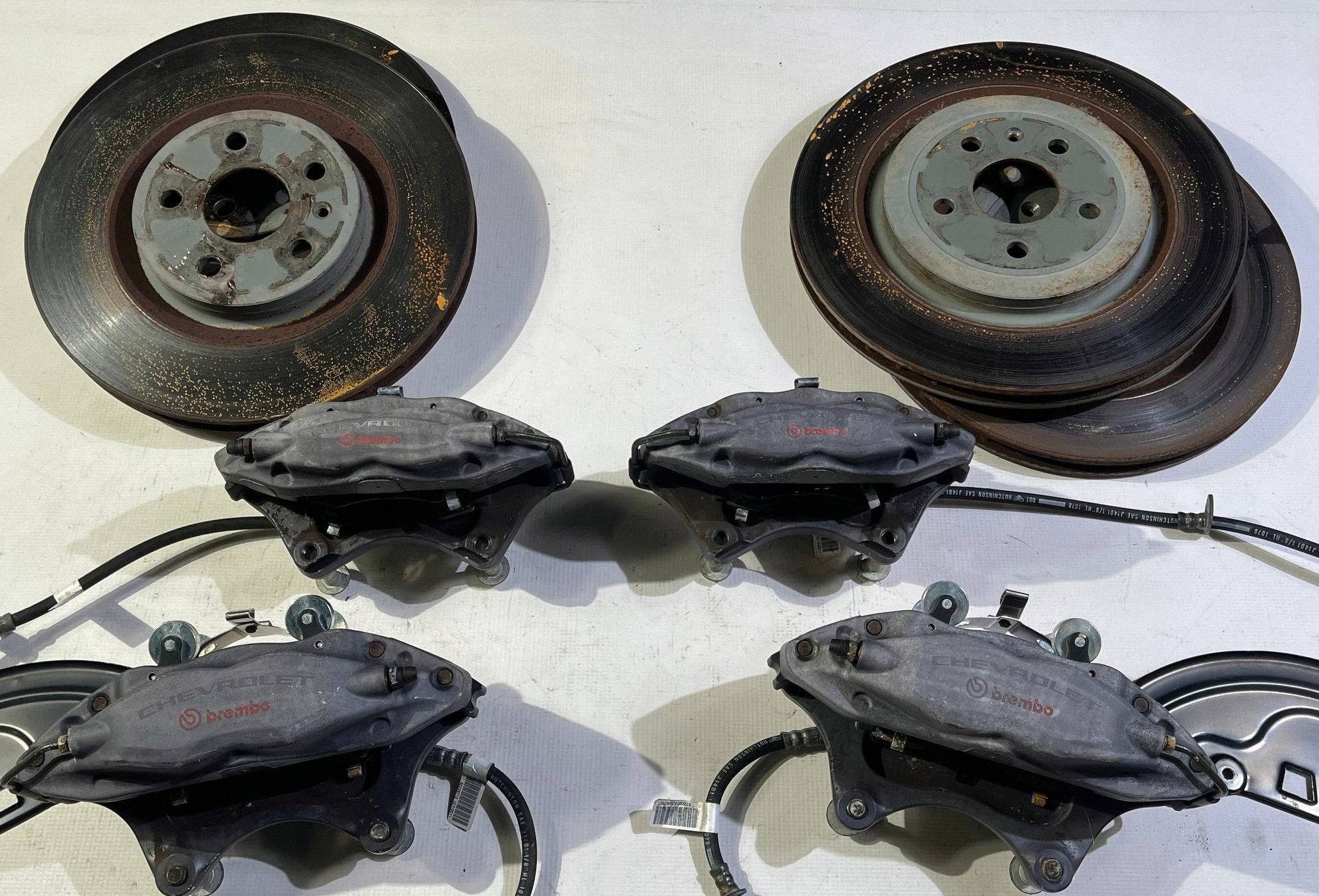 Hamulce Brembo calipers discs brake Chevrolet Camaro SS 6.2 2009-2015