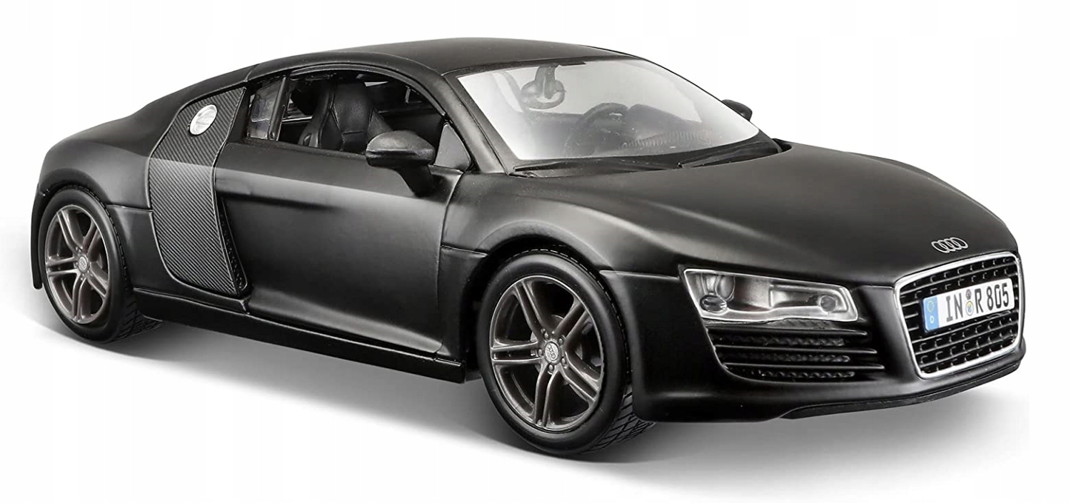 Model MAISTO Audi R8 1/24 31281 Matte Black OUTLET