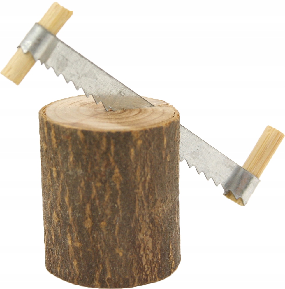 

Pniak drewniany z Piłą- 5,4cm wys. do figur 8-9cm