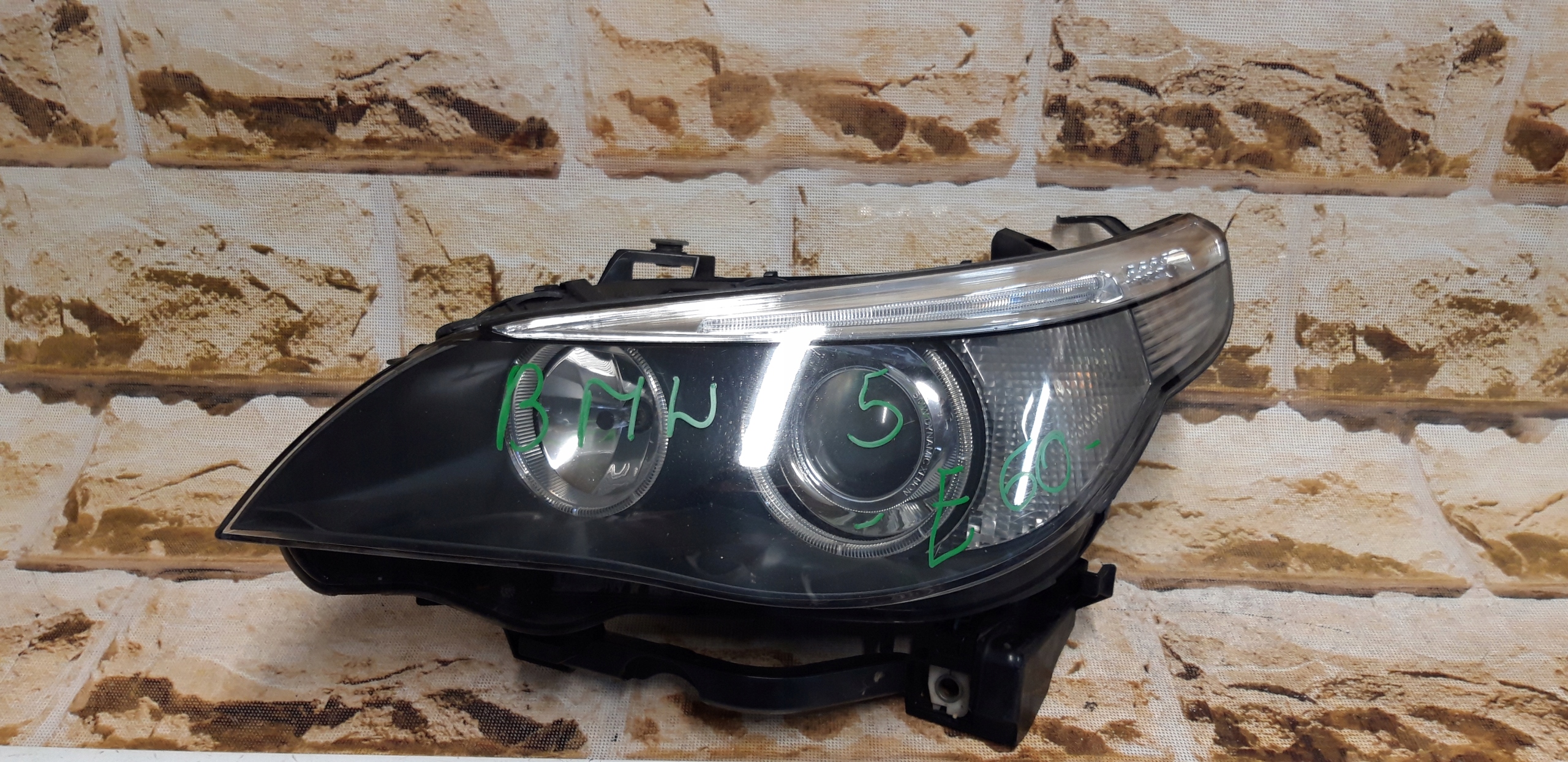 bmw 5 e60 04 xenon europa skrętny d2s lewa europa