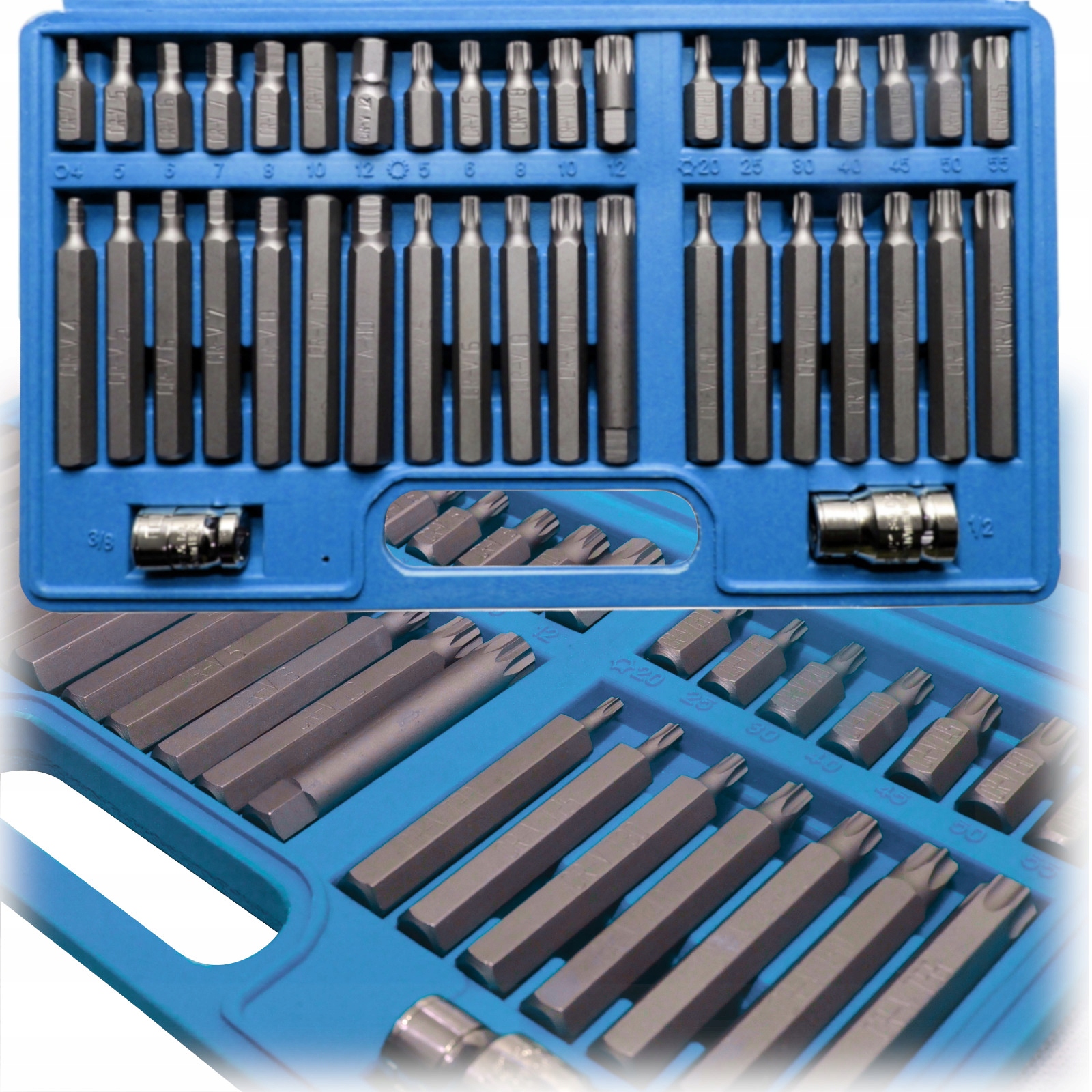 

Klucze Torx Spline Imbus Hex Bity 40szt CrV