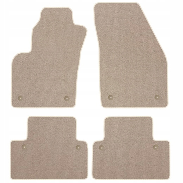 Volvo C30 06-12 Koberce velurové Comfort Béžové stopky