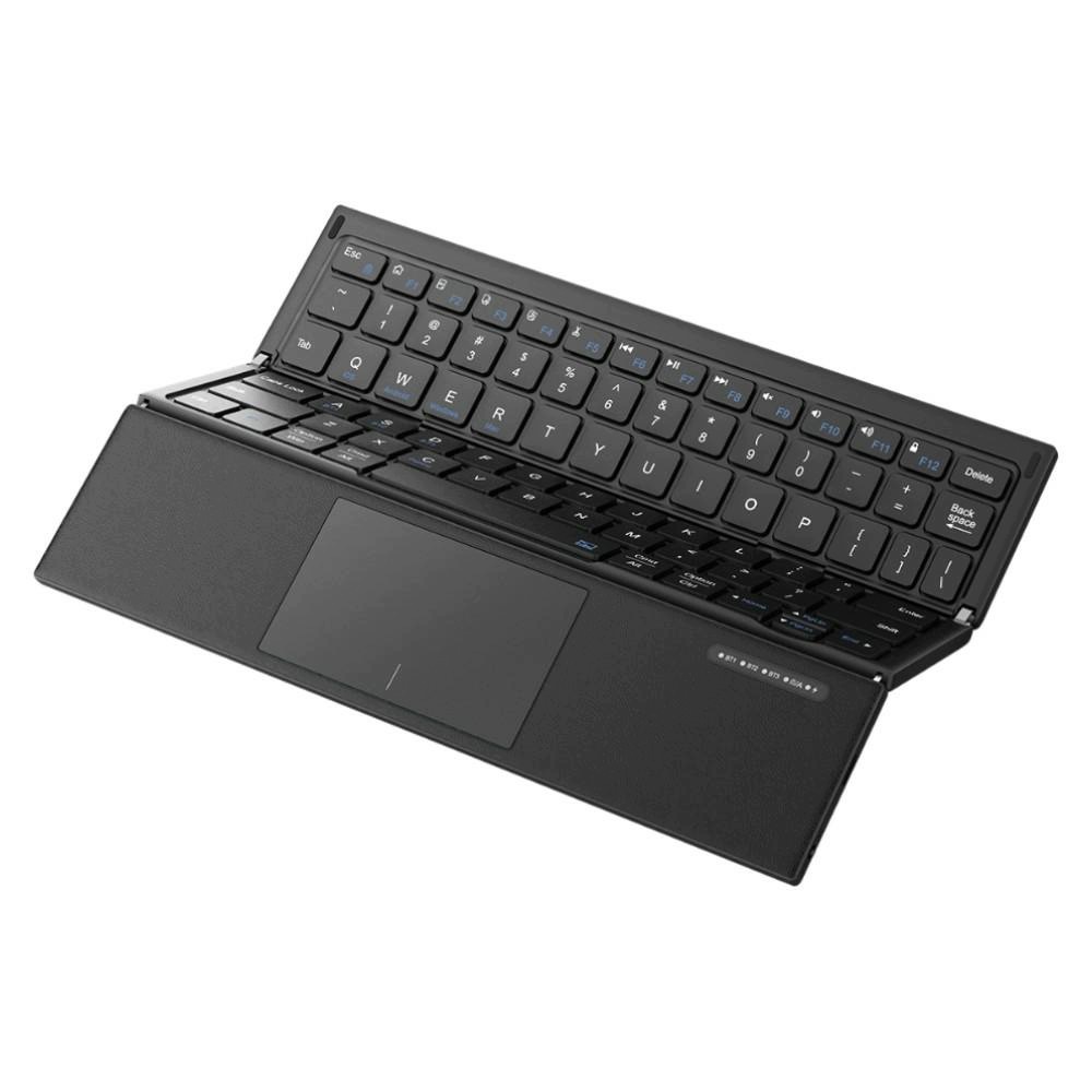 Skládací klávesnice s touchpadem Sodi ZO1T Tri-Fold Bluetooth černá