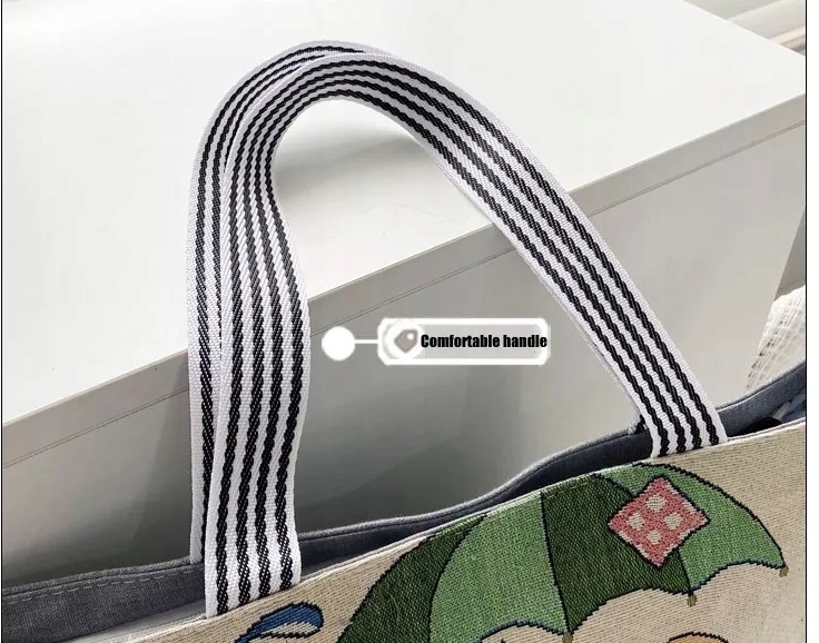 Torba płócienna SHOPPER na ramię SOWY Materiał dominujący tkanina