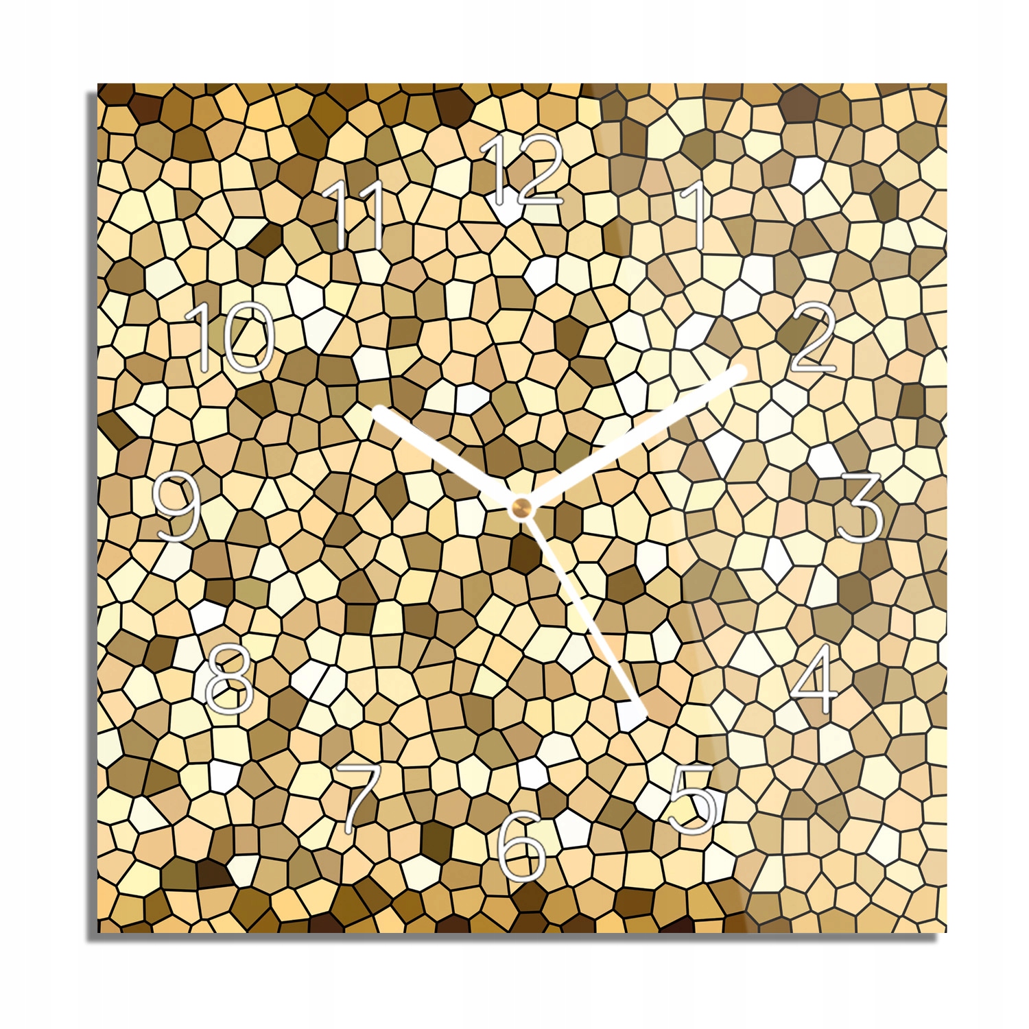 

Mozaika witraż szkło zegar szklany z grafiką 30x30