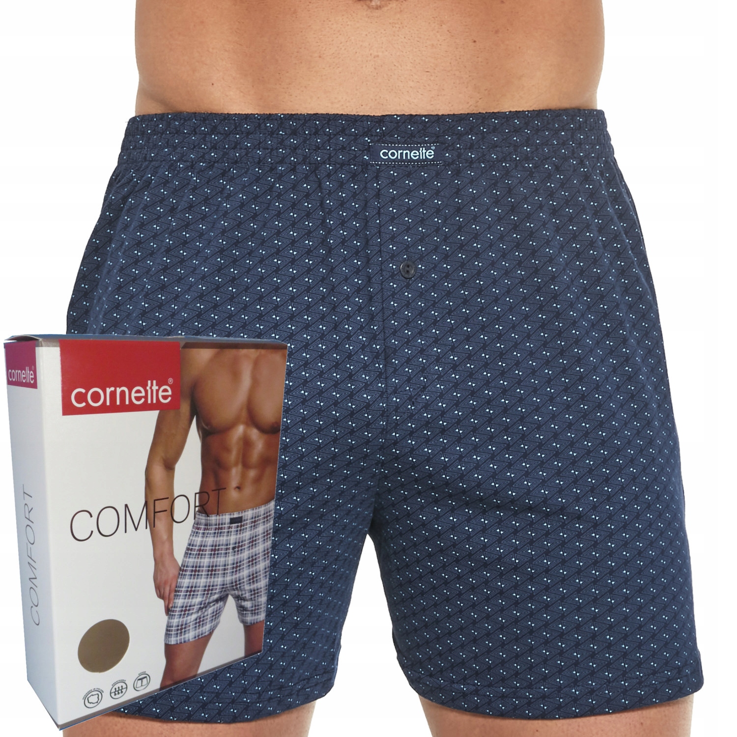 

Cornette bokserki Comfort box luźne 002/226 wzorek