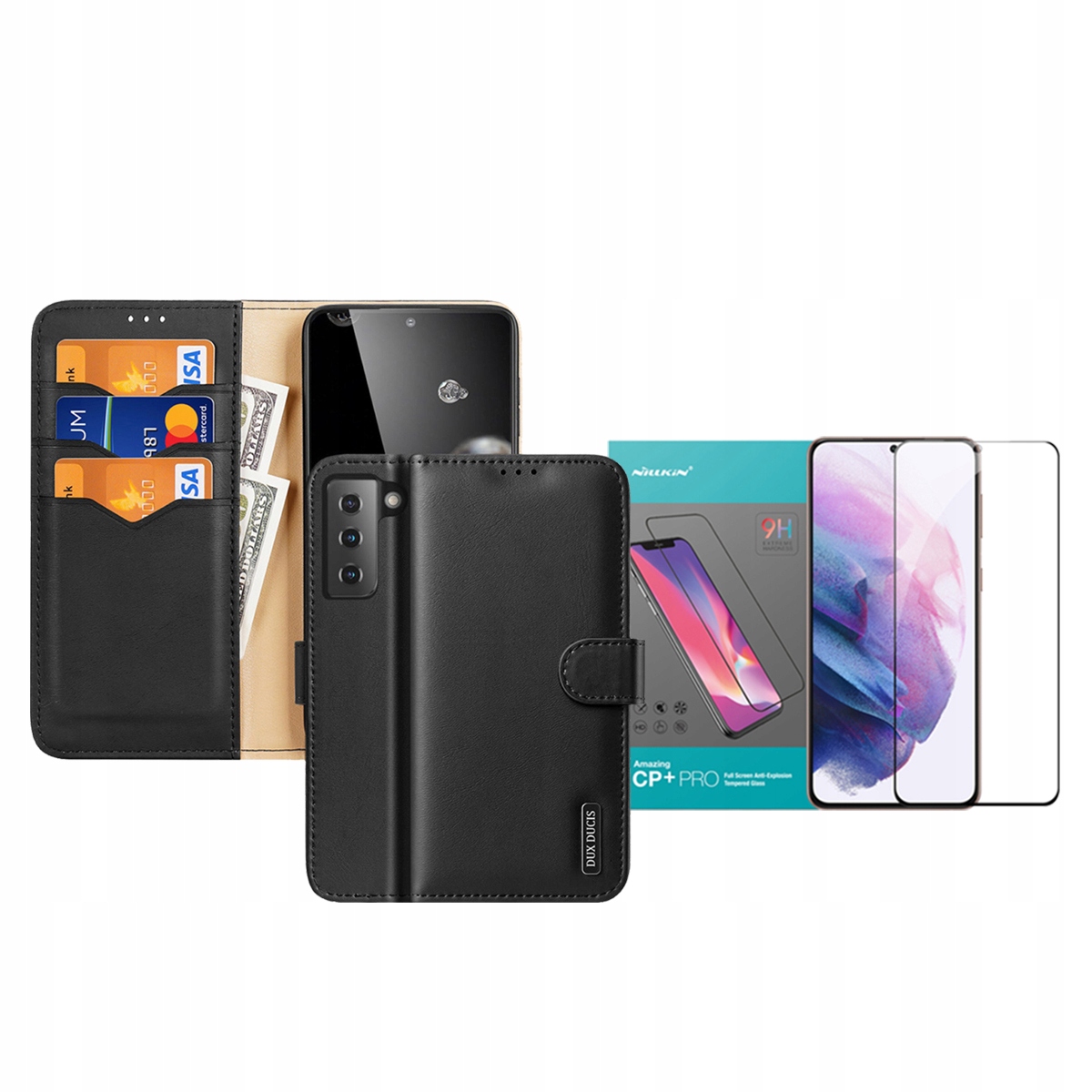 

Duxducis Etui Do Galaxy S21+ Plus + Szkło Nillkin