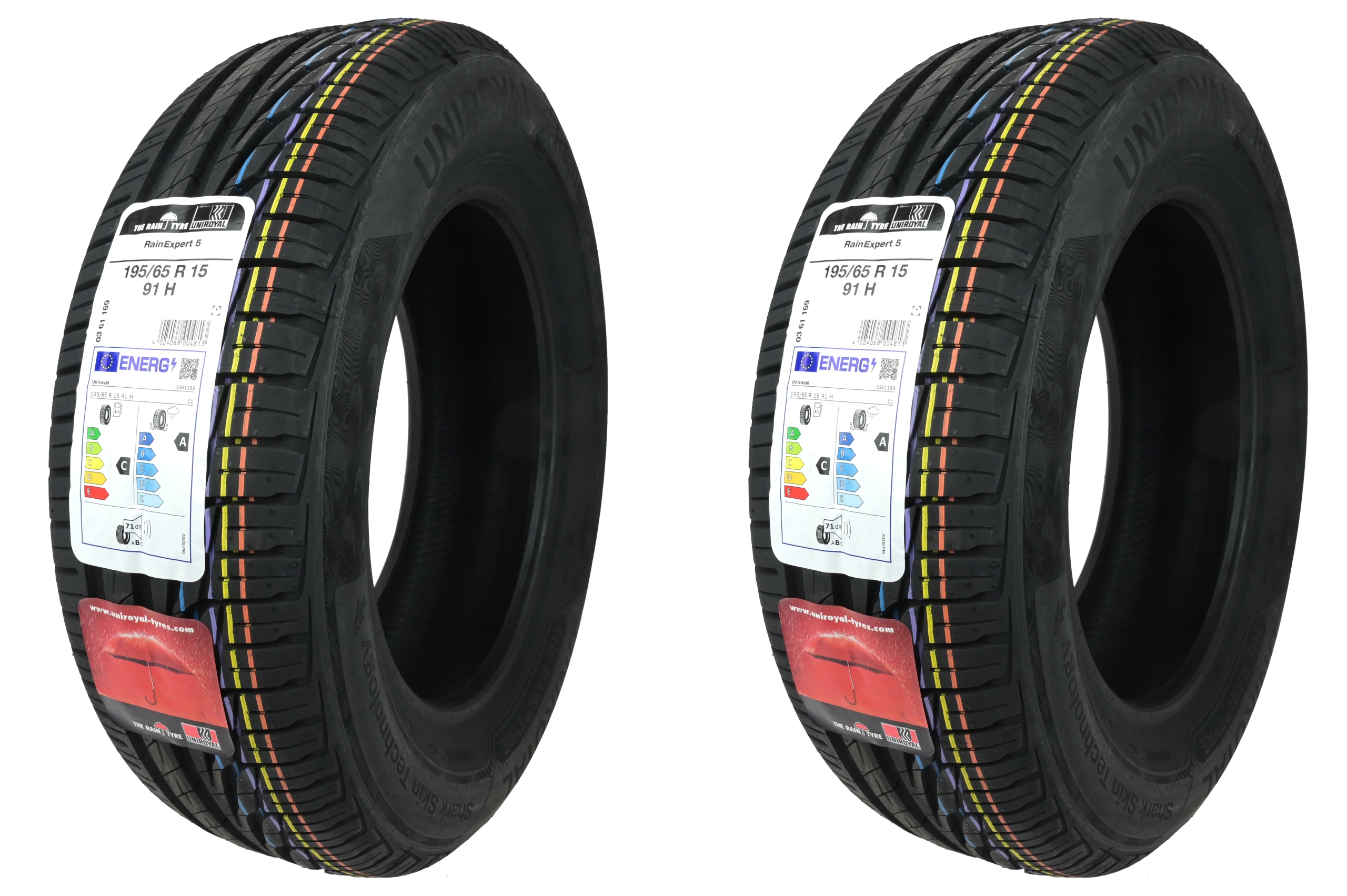 

2 x 195/65R15 91H RainExpert 5 Uniroyal Lato