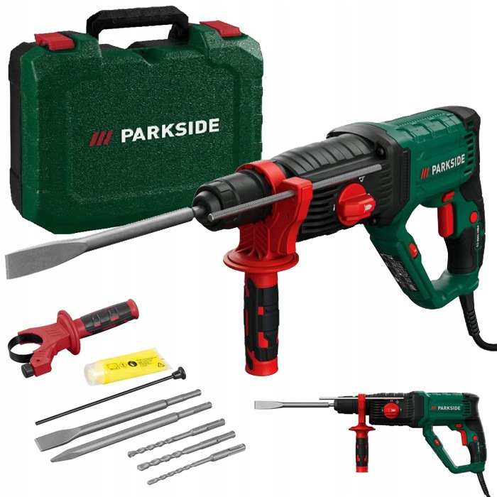 Vrtací Kladivo Parkside Pbh D4 Sds+ Sada Vrtací Kladivo Kufr