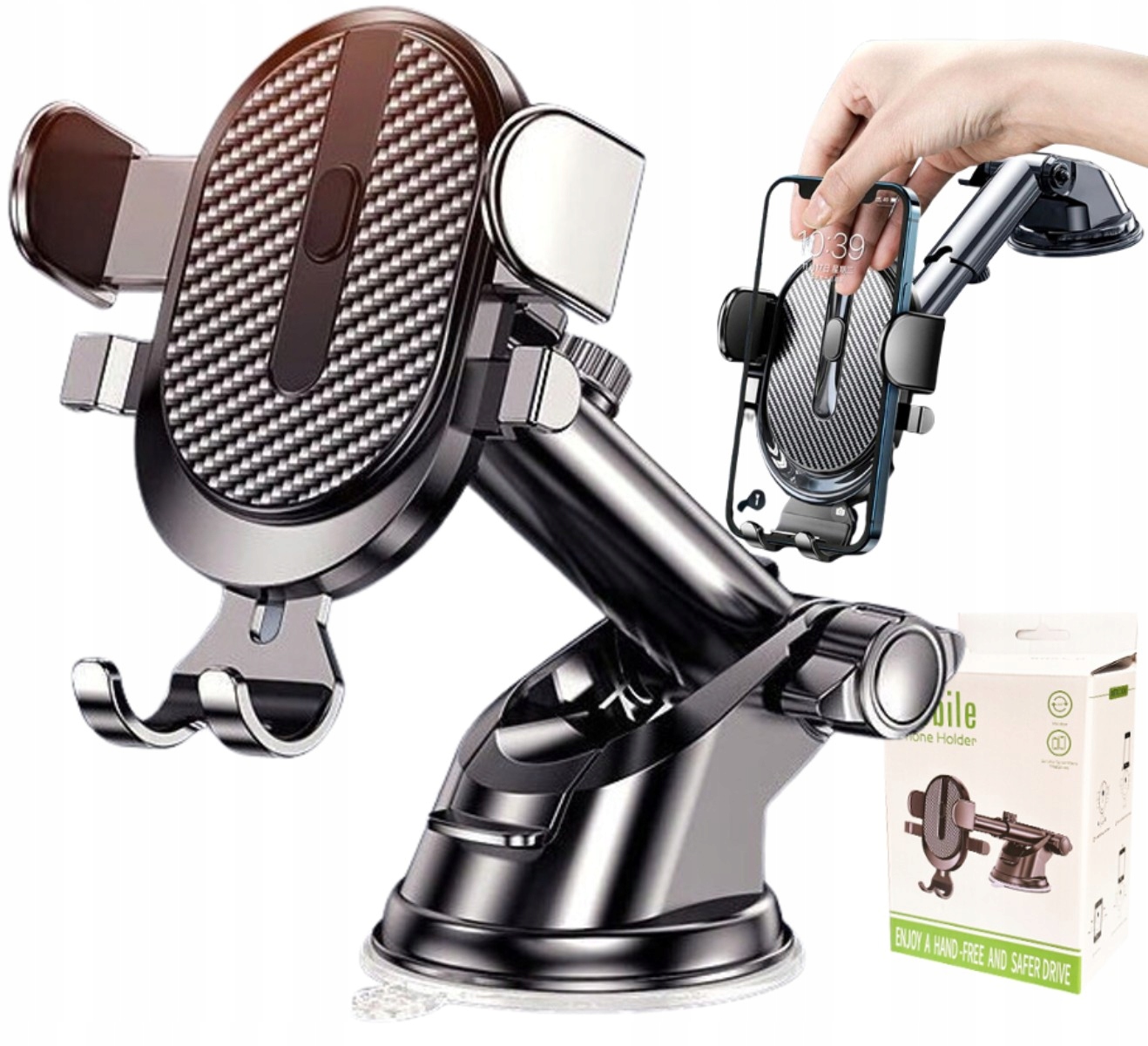 

Uchwyt na kokpit telefon szybę do samochodu kratki