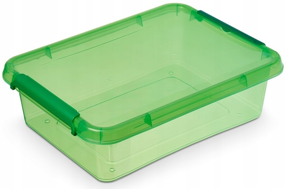

Pojemnik Pudełko Organizer Z Pokrywą 8,5 l zielony