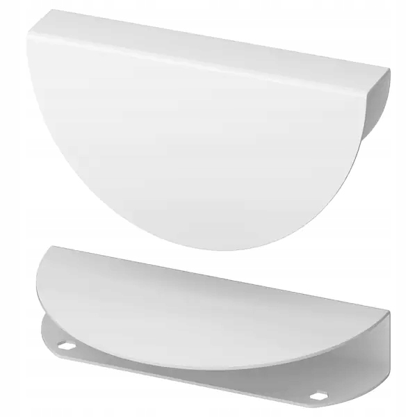 

Ikea Begripa Uchwyt biały półokrągły 130mm 2sztuki