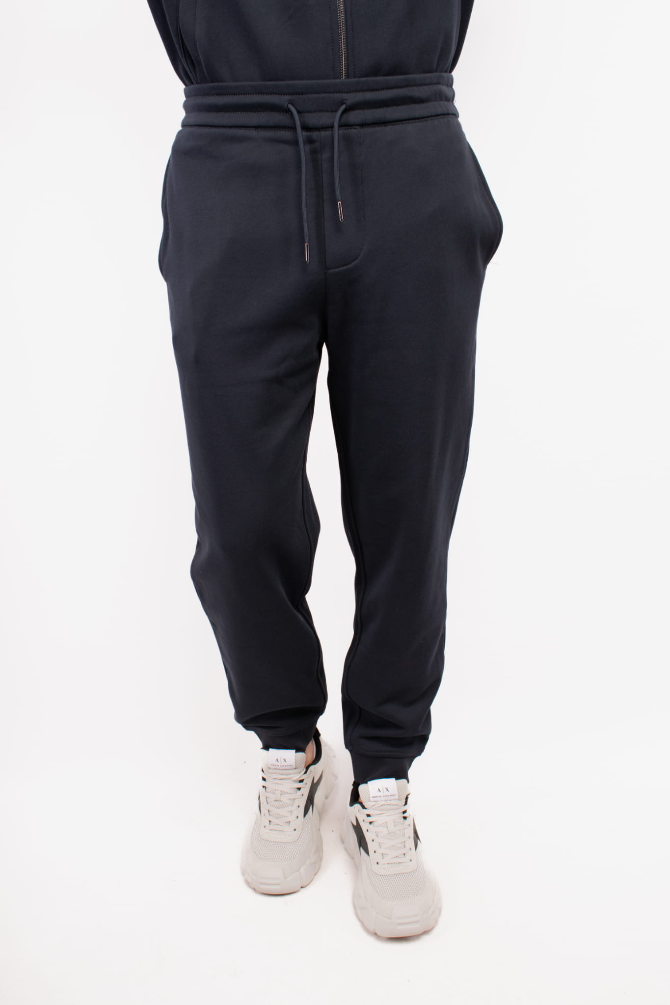 Pánské kalhoty Armani Exchange 6DZPJE ZJ4XZ tmavě modré S