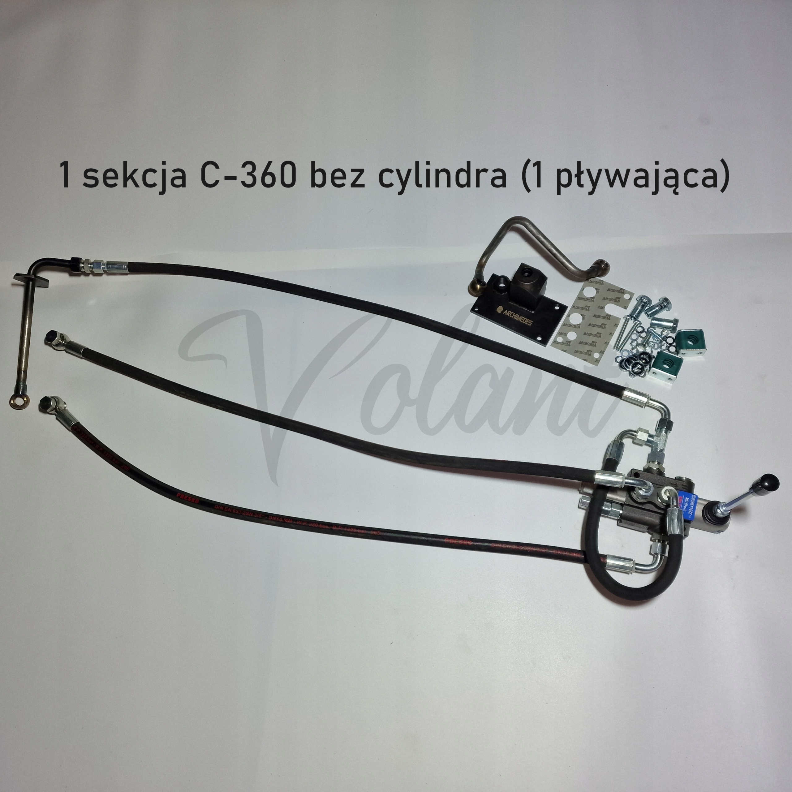 Rozdělovač 1 Vnější Sekce C360 Plovoucí Sada 1 Hydraulická Sekce