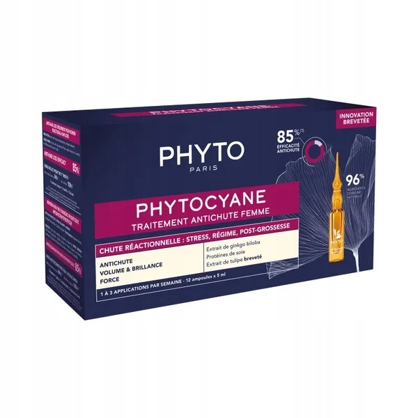 Phyto Phytocyane, kúra proti vypadávání vlasů pro ženy, reakční am