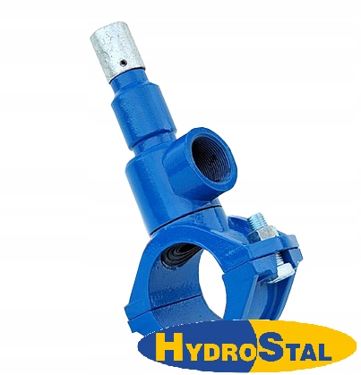 Litinová vrtačka DN160/40mm Objímka Pvc/pe Přípojka 1 1/2" PN10