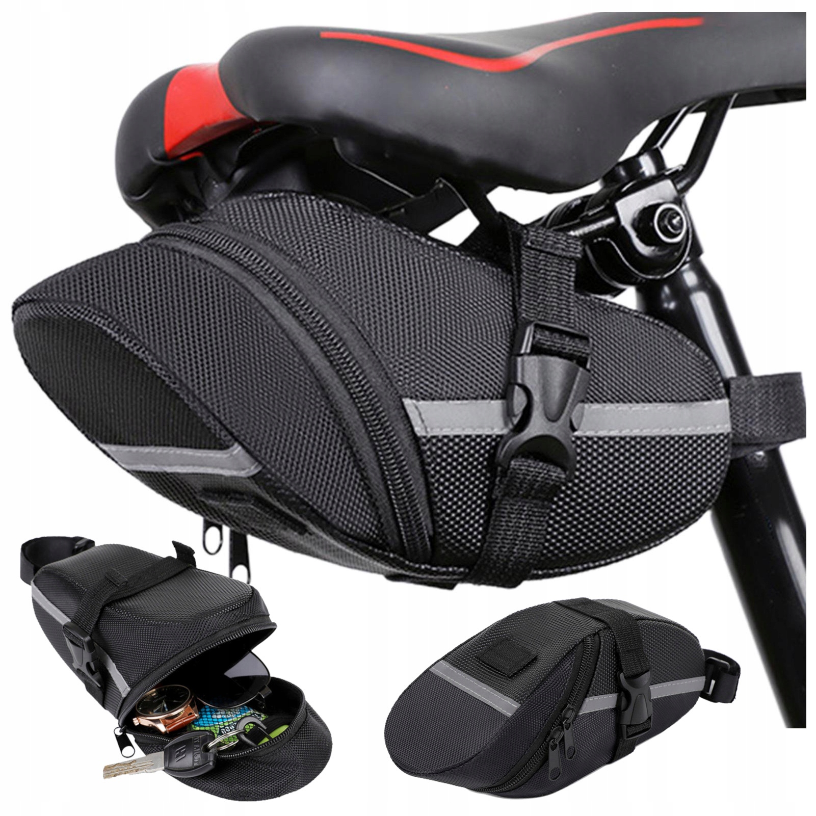 

Pojemna Sakwa Rowerowa Pod Siodełko Torba Na Rower