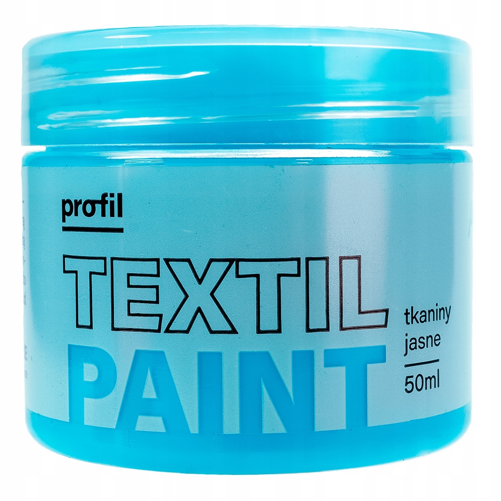 

Farba do tkanin jasnych Profil 50ml błękitny jasny