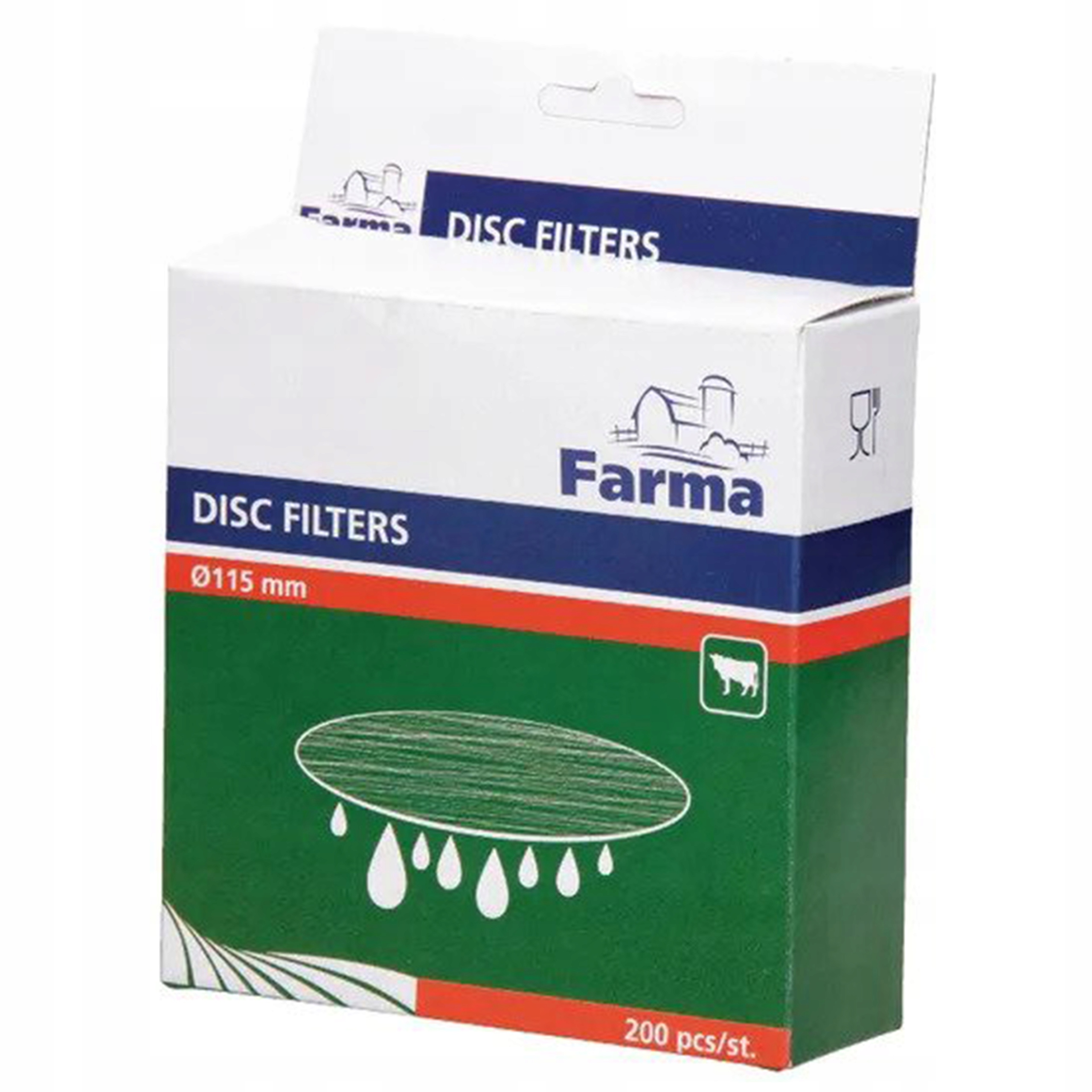 

Filtry krążkowe do mleka 115 cedzidła Farma 200szt