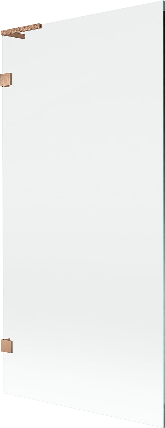 Mexen Lunar L vanová zástěna 1-křídlová 90 x 150 cm, transparentní, kartáčo