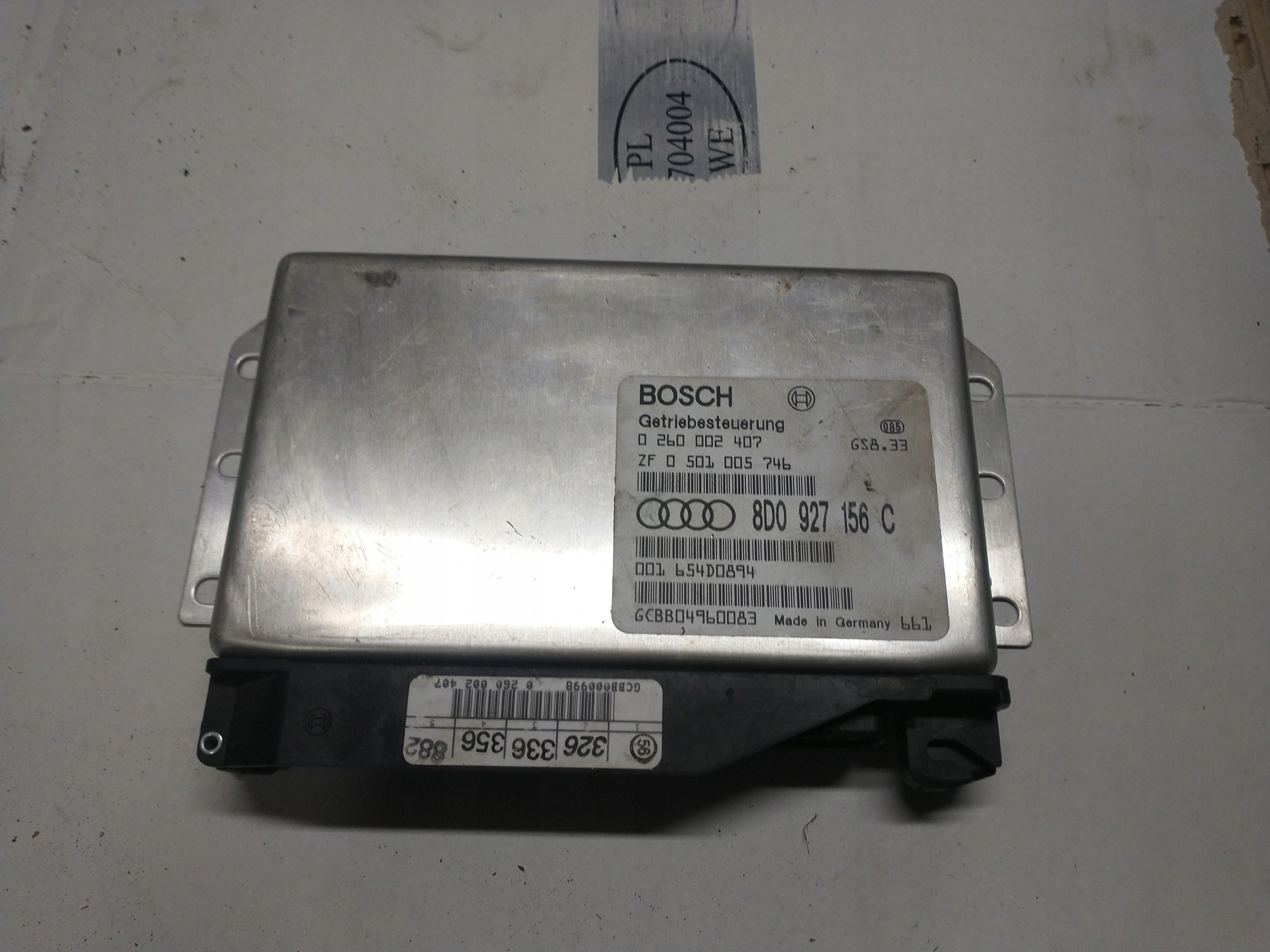 control unit gearboxes VW-AUDI 8D0927156C