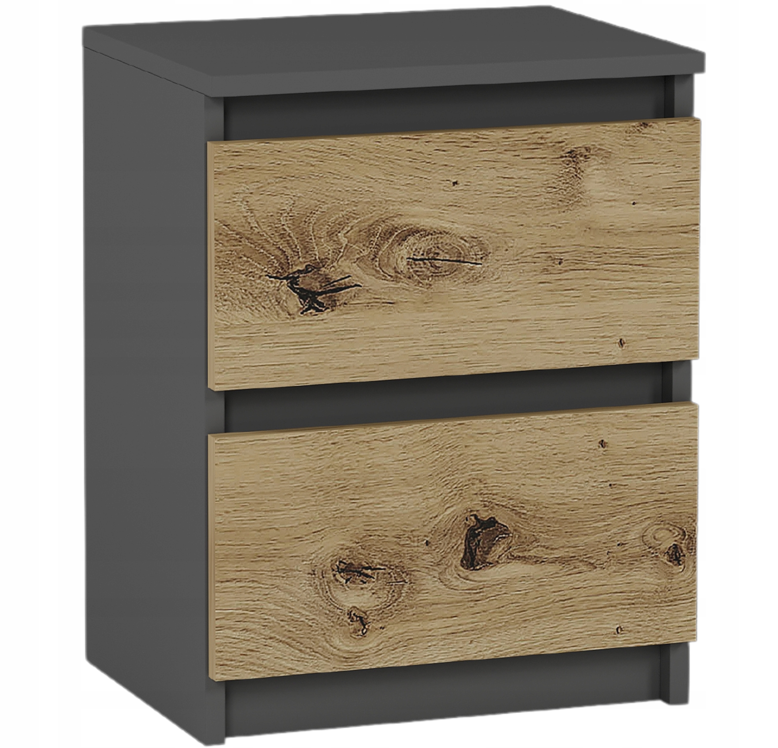 Szafka nocna komoda stolik 40cm R-2 ANTRACYT MIX ARTISAN