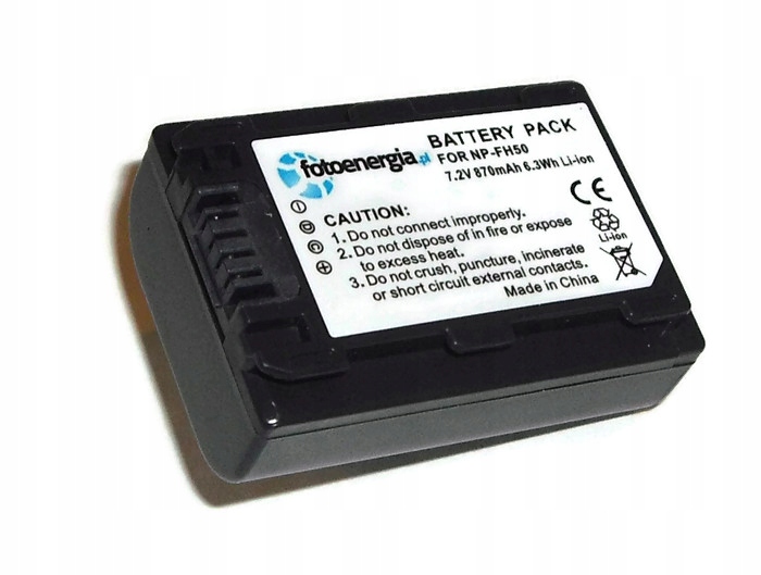 Akumulator Bateria NP-FH50 do Sony NP-FH30 NP-FH60 NP-FH70 NP-FH100