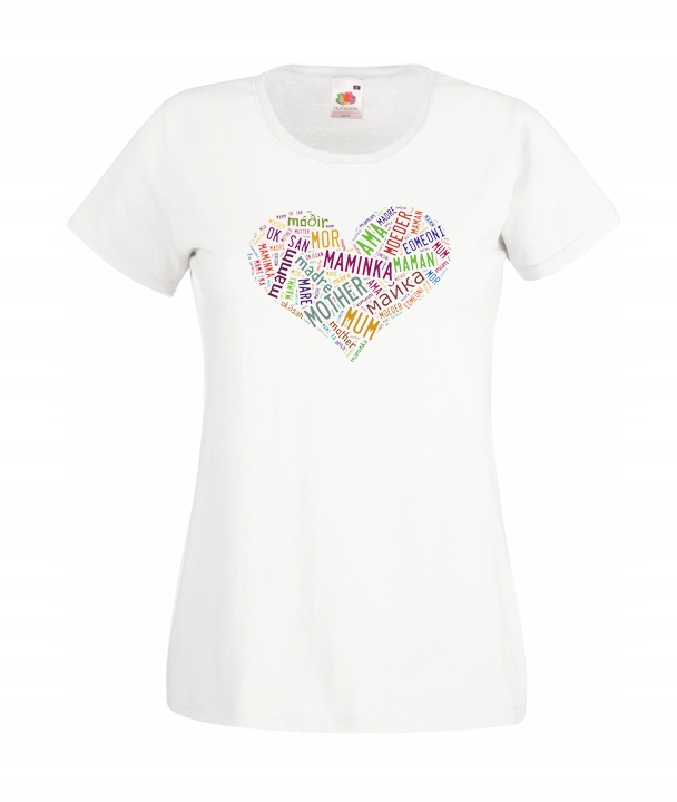 

Xs Koszulka Damska Mama Supermama Dzień Mamy Wzór