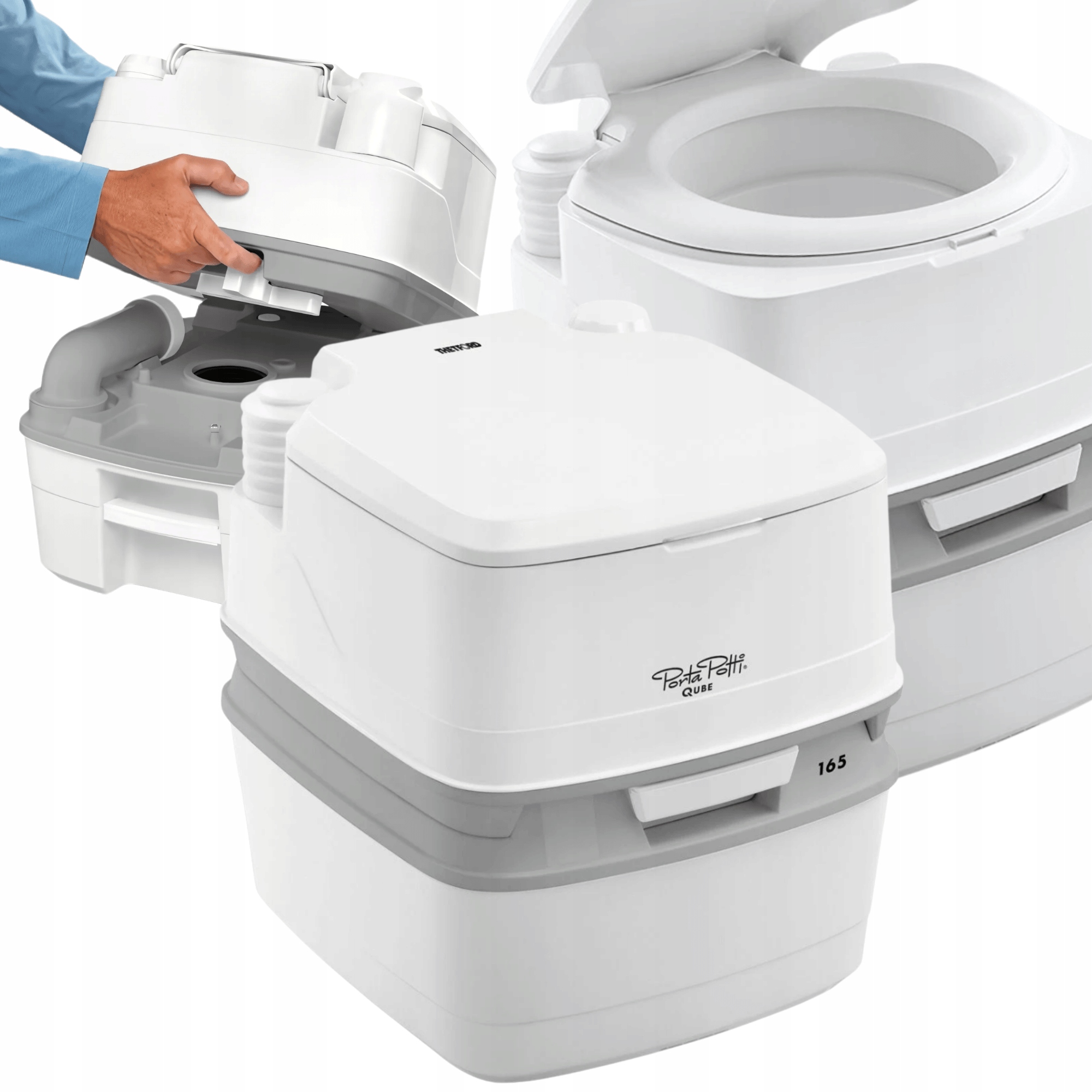 Toaleta turystyczna Thetford Porta Potti 165 biała 21L