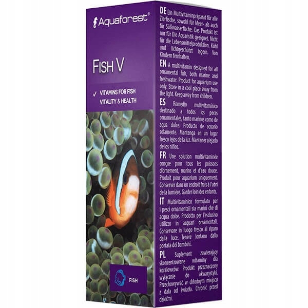 

Aquaforest Fish V 10ml witaminy dla ryb