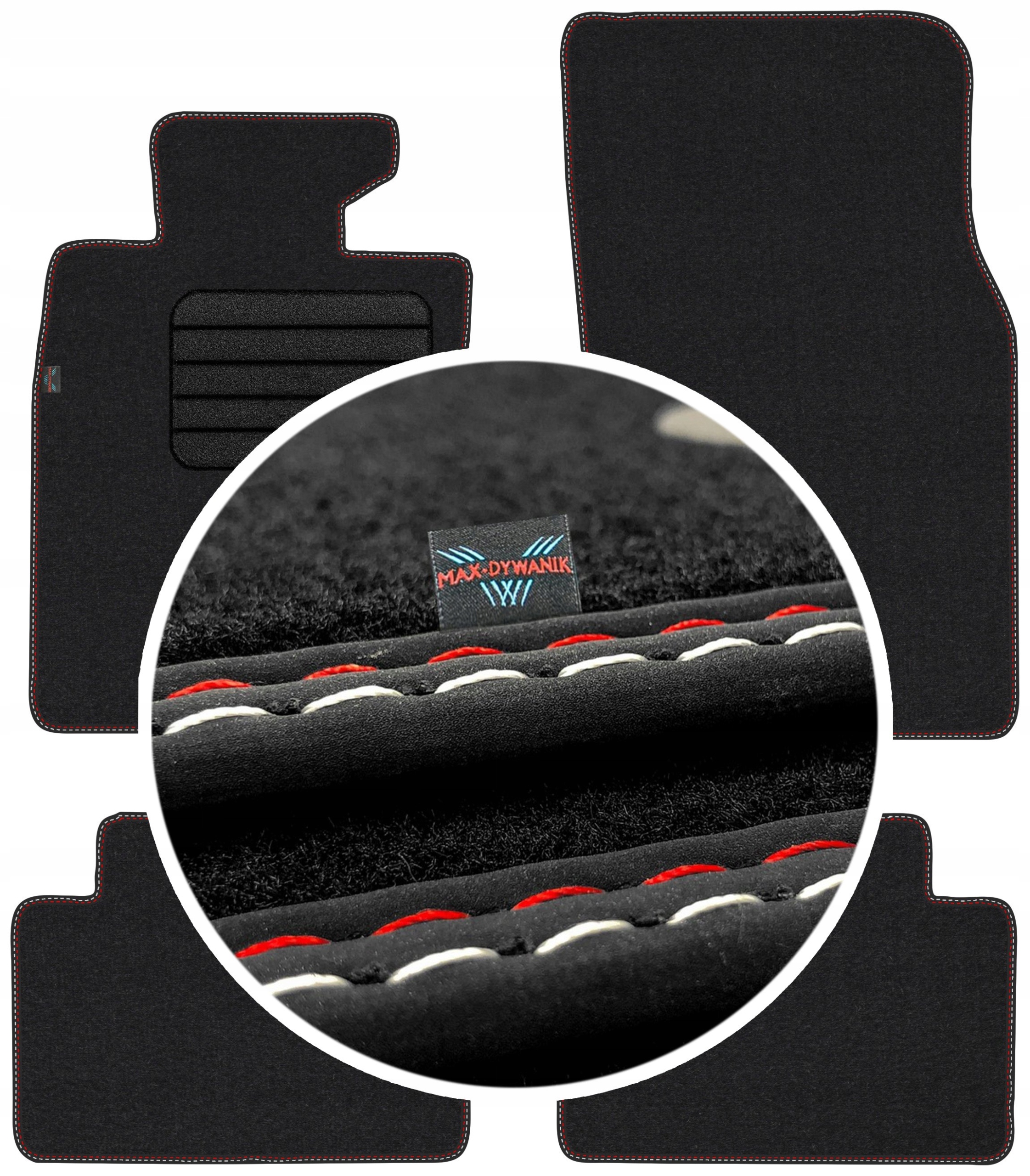 Коврики Max-Коврик велюровые 104637401400 4 el.