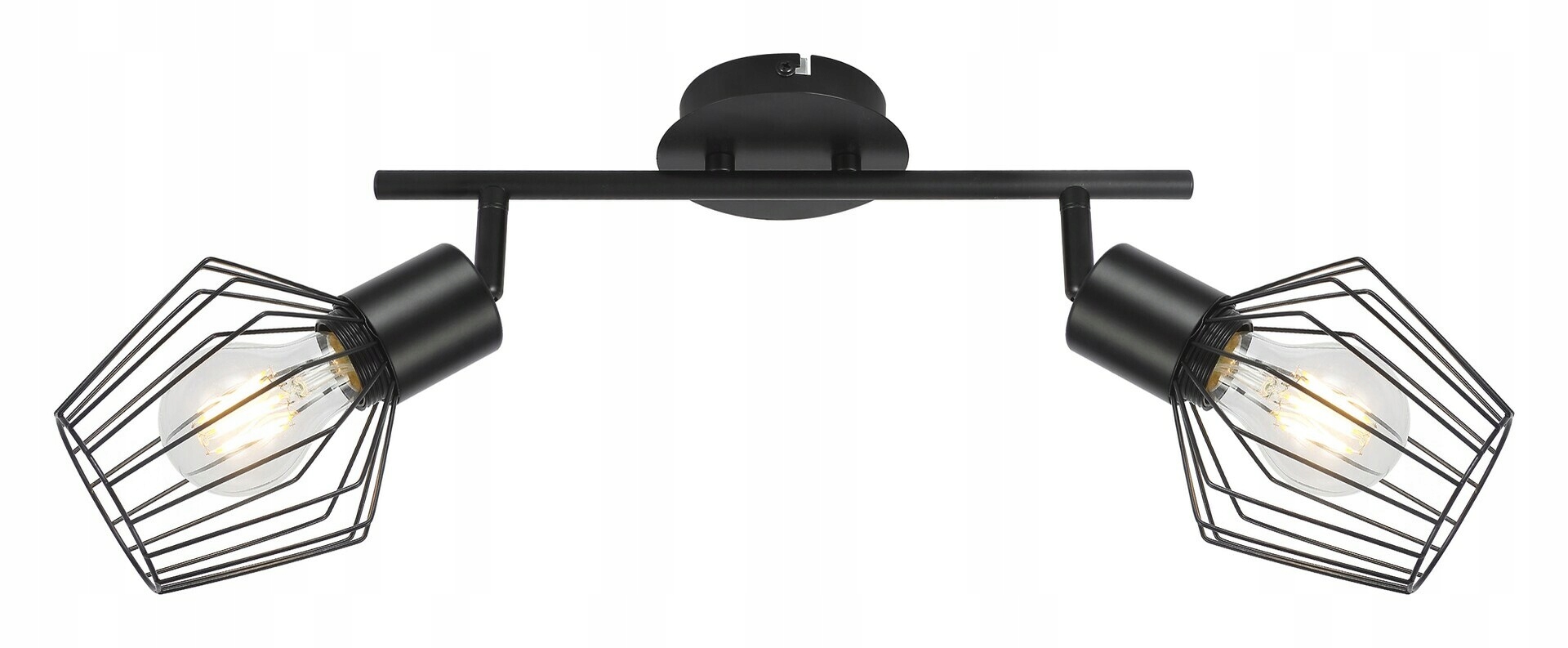 Rabalux Belano 3535 bodové svítidlo 2xE27 černé, industriální design