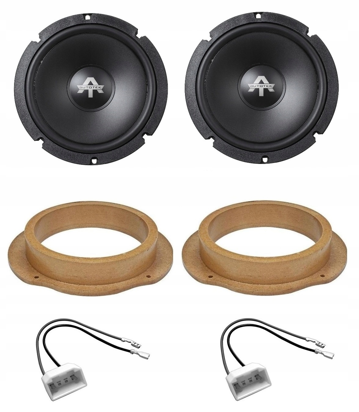 Autotek ATX6.2W Reproduktory 165 mm Ford Kuga 1 Focus 2