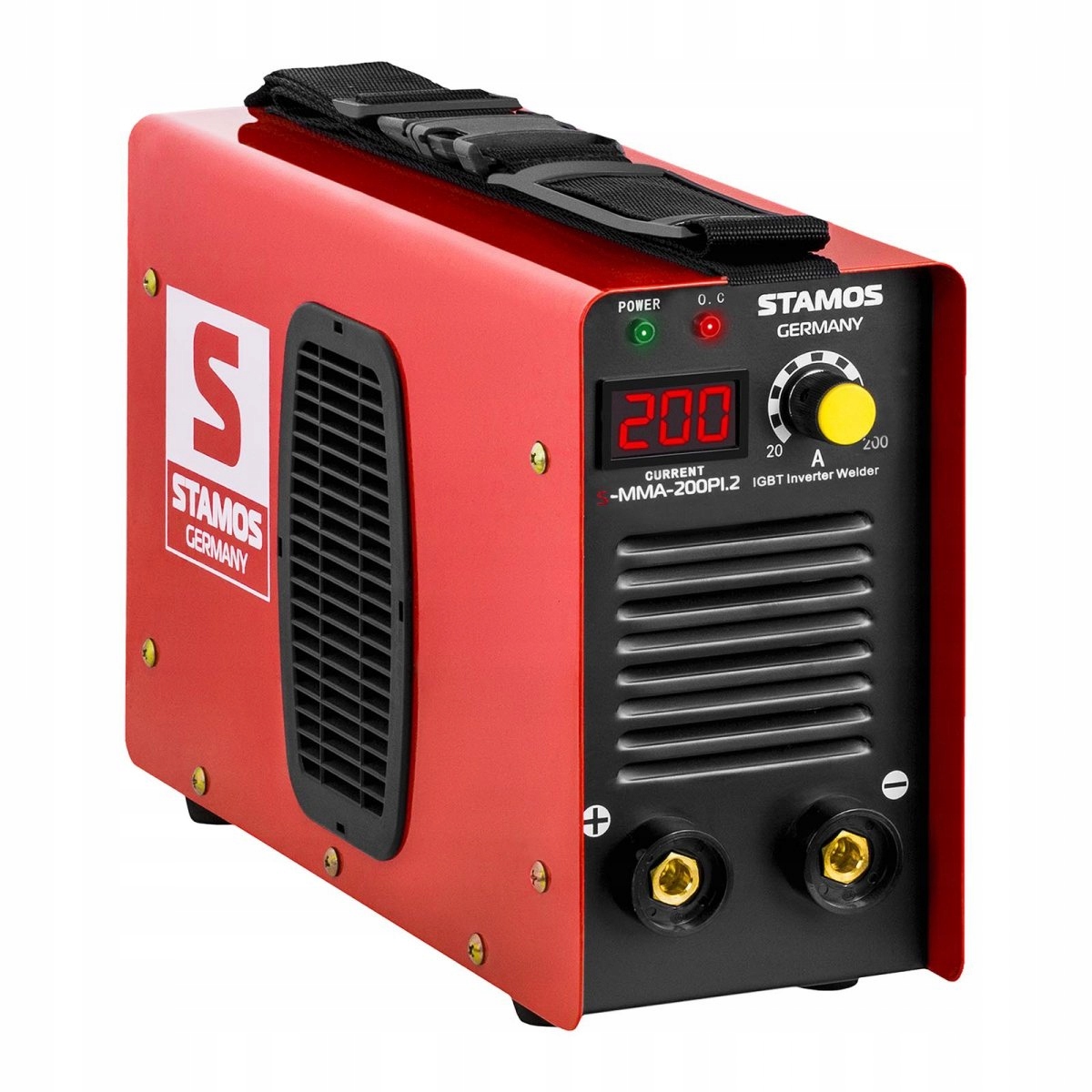Spawarka inwertorowa MMA 200A 7.4kW 230V Stamos S-MMA-200PI.2 10020227