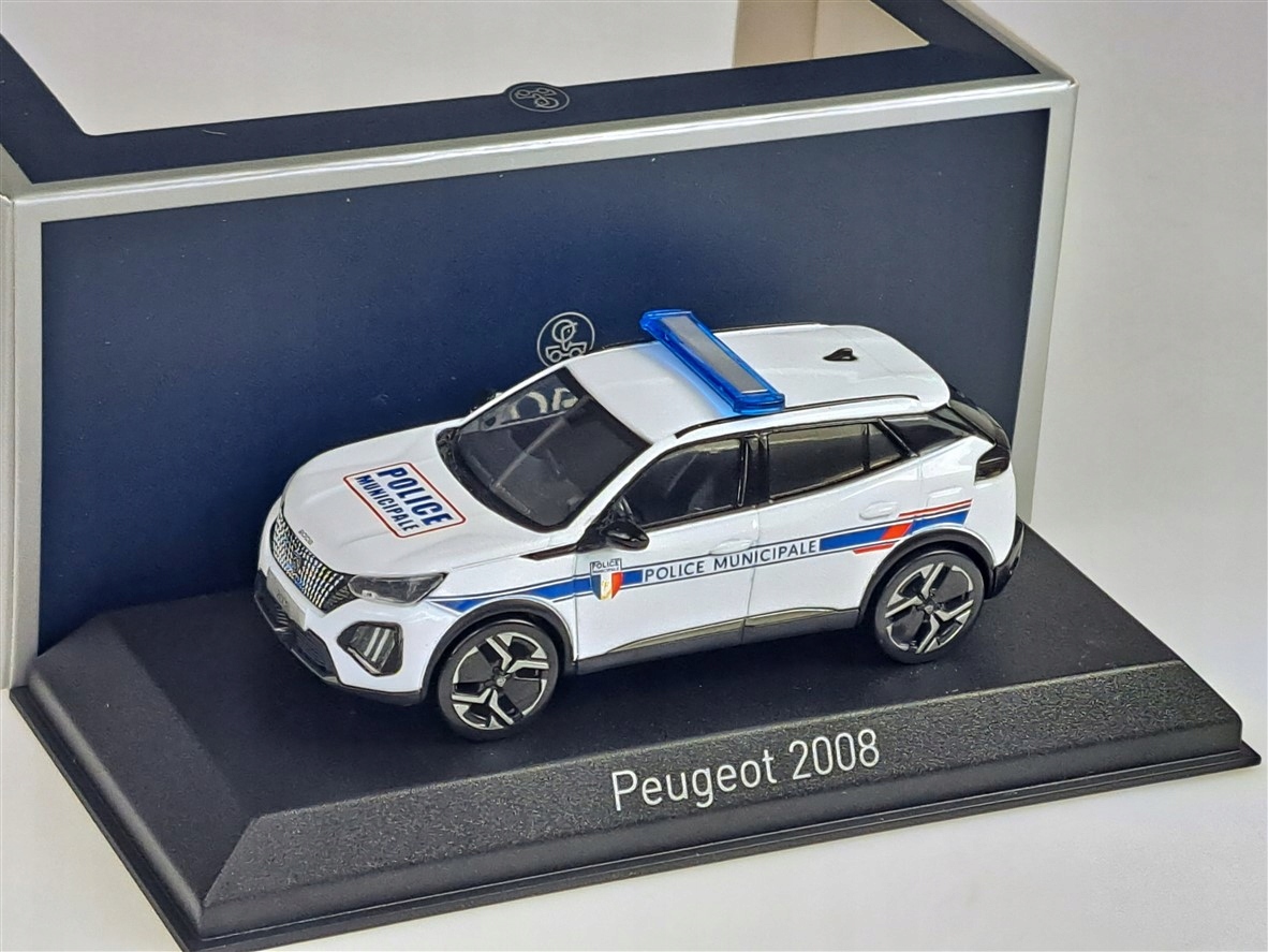 Norev Peugeot 2008 2024 Police Municipale 1:43