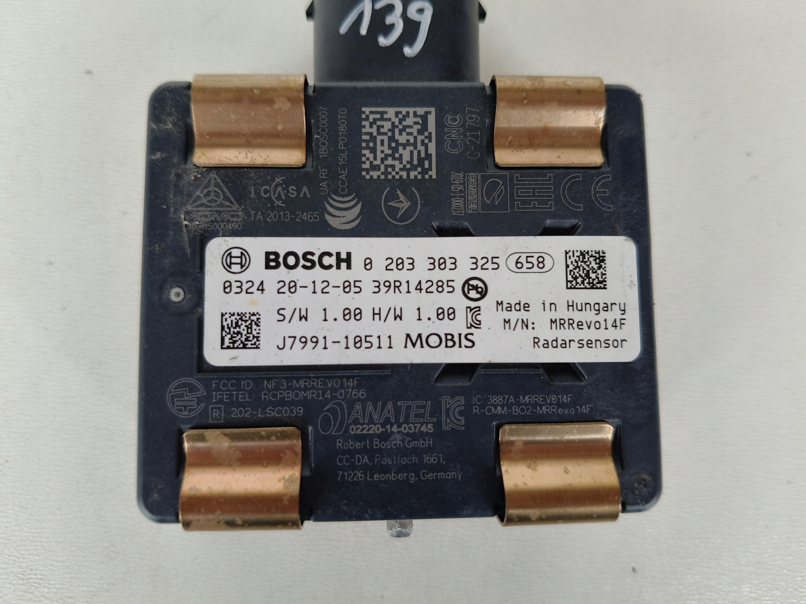 RADAR DISTRONIC ACC SENSOR KIA J7991-10511