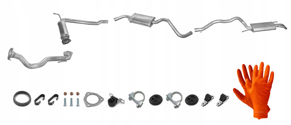 Vw Transporter T4 2.4 D 10V Syncro 57 kW (1996-6/2003) Výfukový Systém