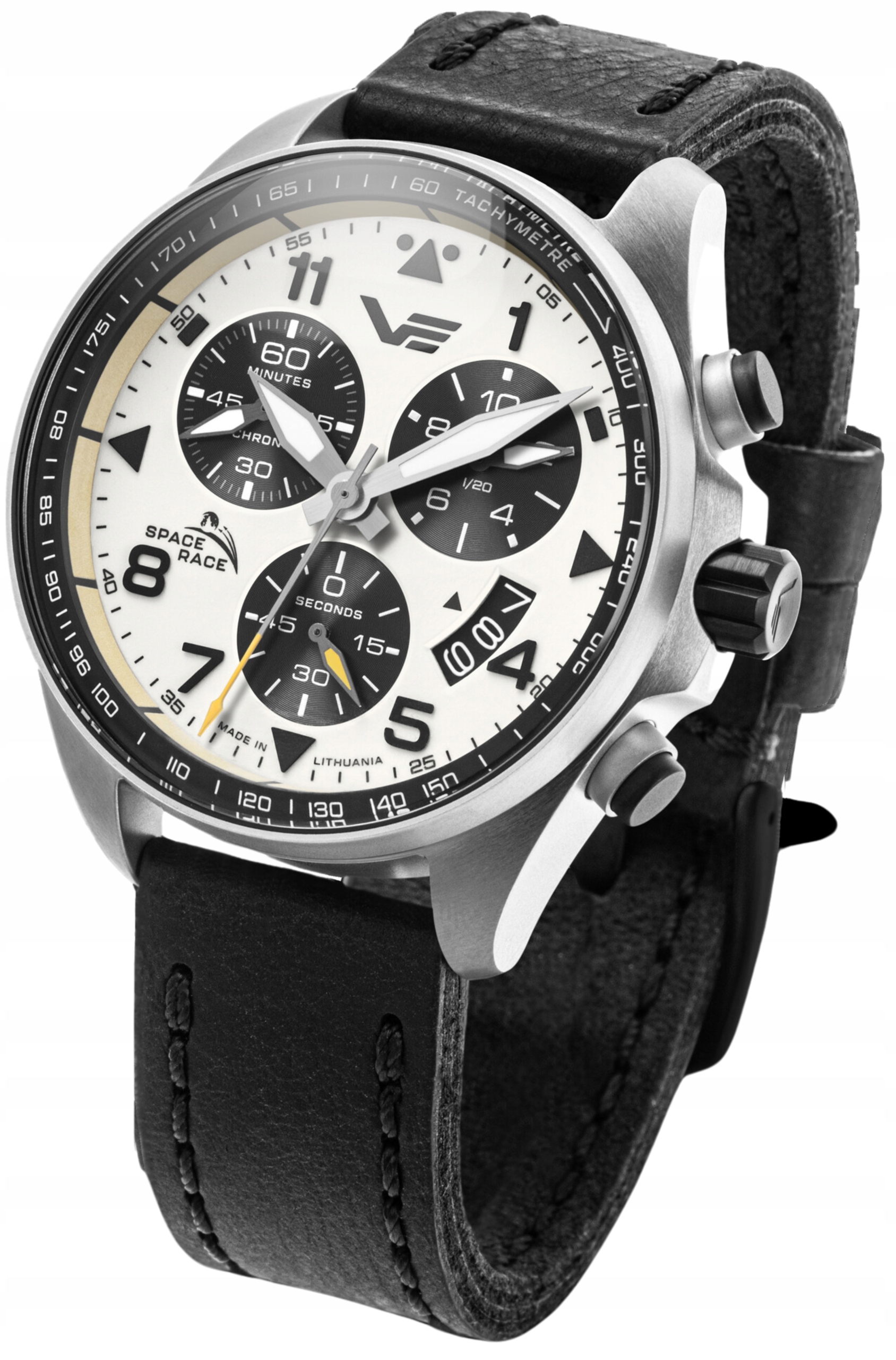 Nové Originální Pánské hodinky Vostok Europe 6S30-325A743 Space Race White